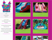 Tablet Screenshot of bouncyadventures.co.za